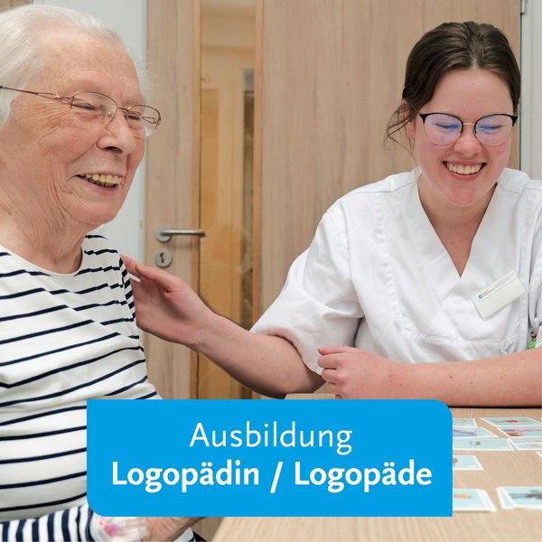 Logopädin mit Senior Logopädin mit Senior